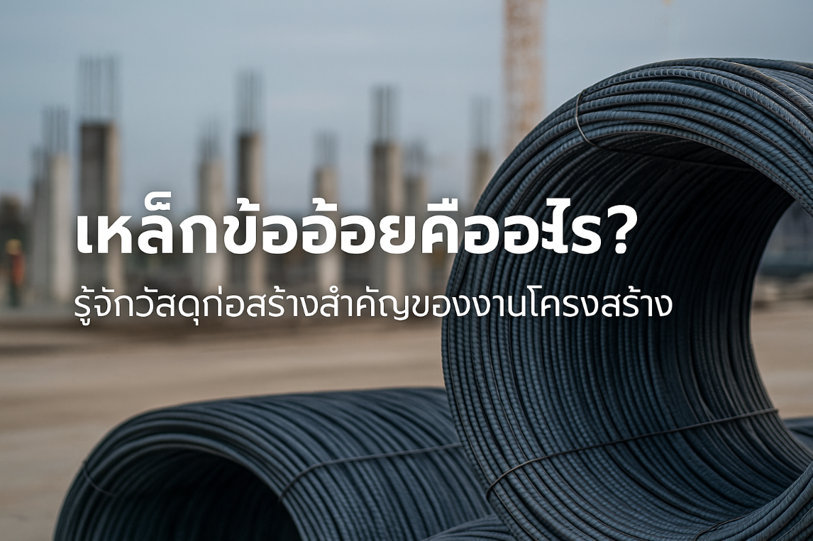 เหล็กข้ออ้อย คืออะไร? รู้จักคุณสมบัติเด่นของวัสดุก่อสร้างตัวสำคัญ