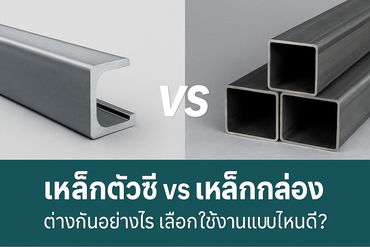 เหล็กตัวซี เหล็กกล่อง