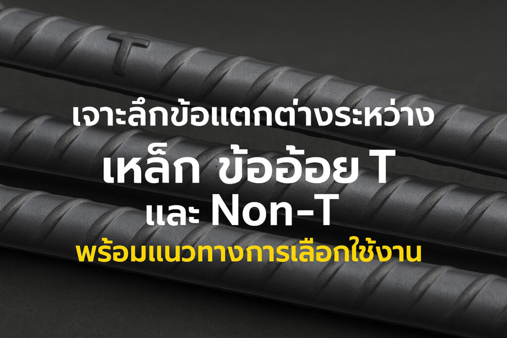 เหล็กข้ออ้อ มีตัว T